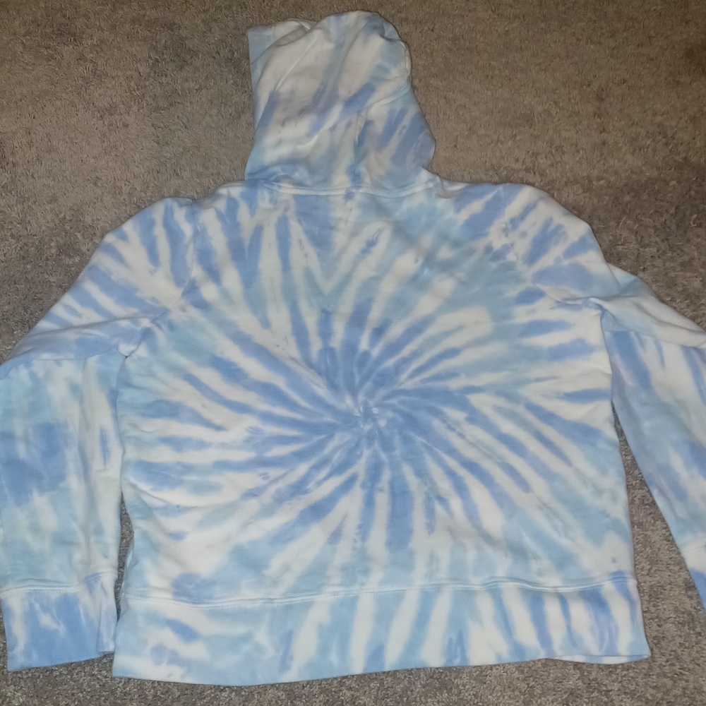 J. Crew Tie Dye Hoodie Sweatshirt Women's Size Medium - Picture 7 of 7